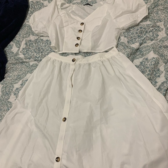 Dresses & Skirts - Never worn. Just didn’t fit me. 2 piece white size 0XL